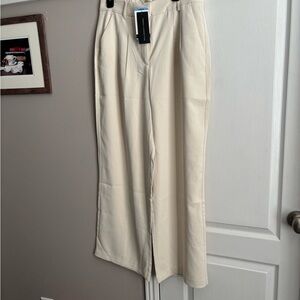 French Connection Cream Pants  NWT